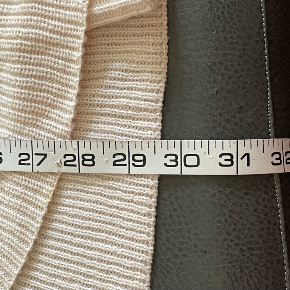 Old Navy Cream Open-Front Shawl Collar Cardigan - Picture 11 of 13